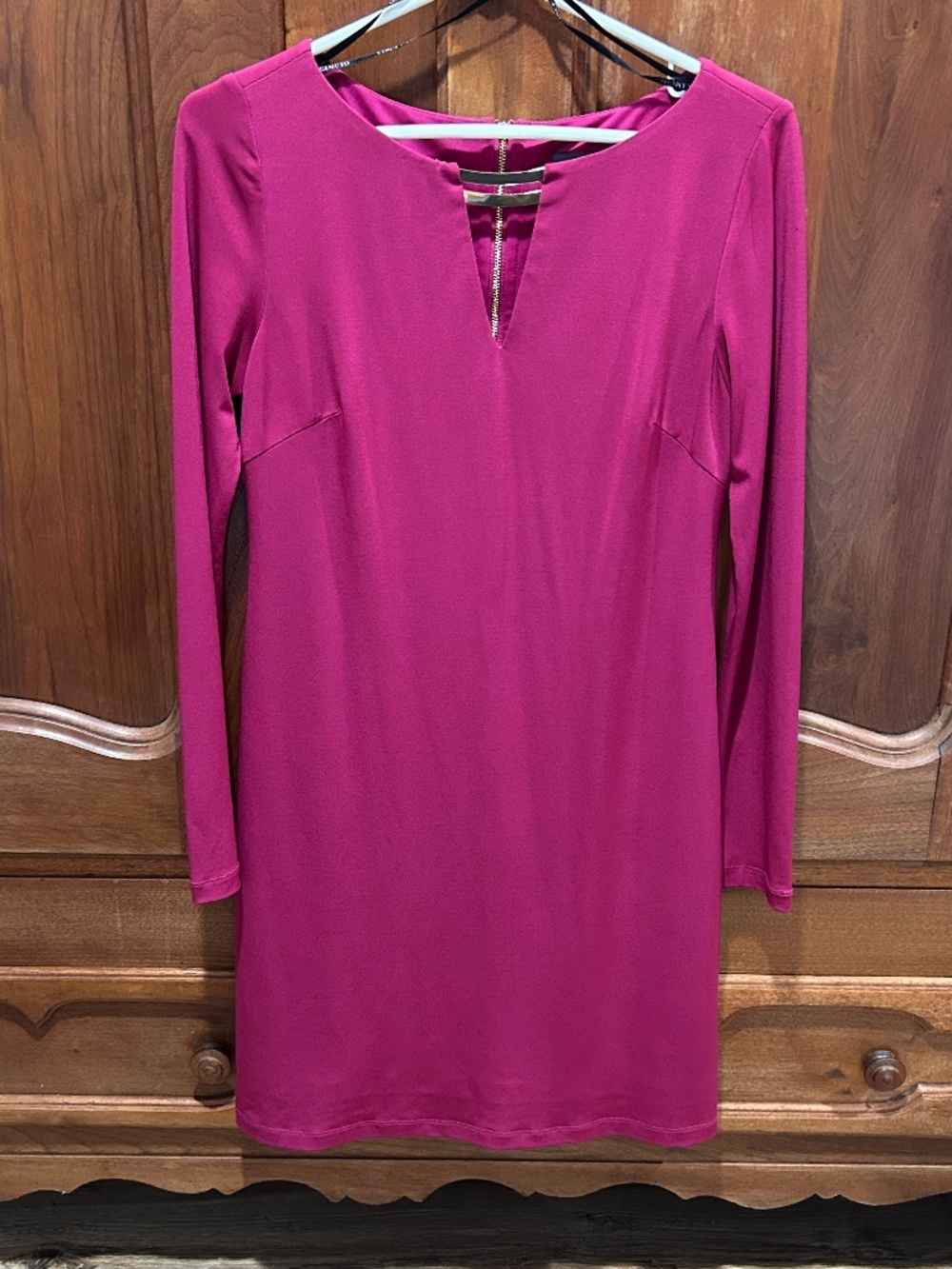 Vince Camuto raspberry colored dress women size 2